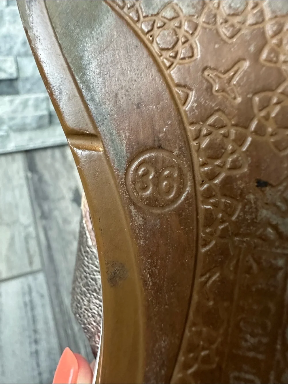 Pikolinos  Leather Cork Wedge Sandals Size 36